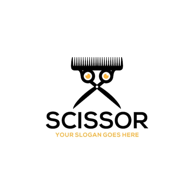 Vector scissor logo