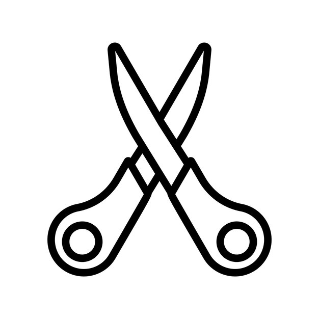 Scissor surgery icon