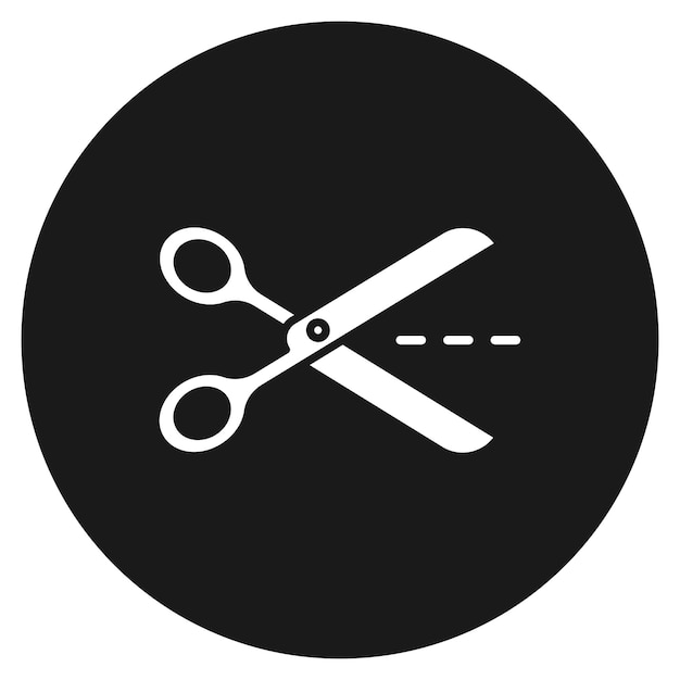 Scissor vector icoon Kan worden gebruikt voor Business Startup iconset
