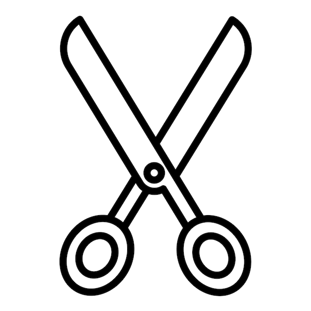 Scissor Vector illustratie stijl