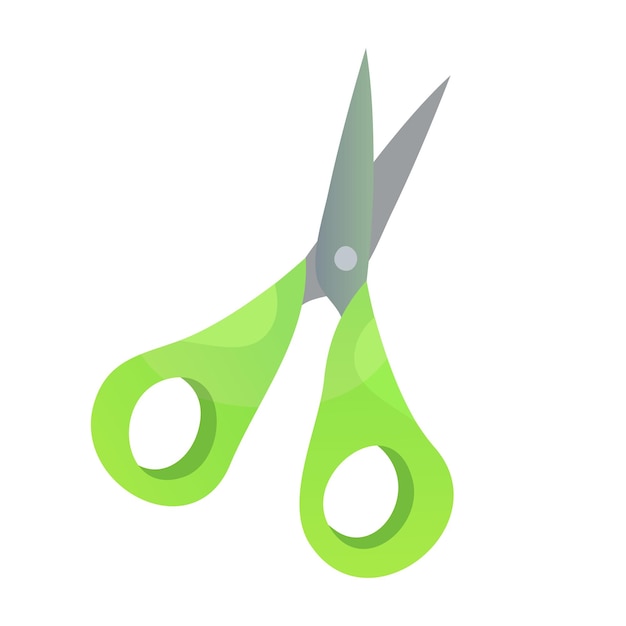 Scissor Vector Icon.Cartoon Vector Icon Isolated on White Background Scissor.  Stock Vector - Illustration of scissors, equipment: 178960730