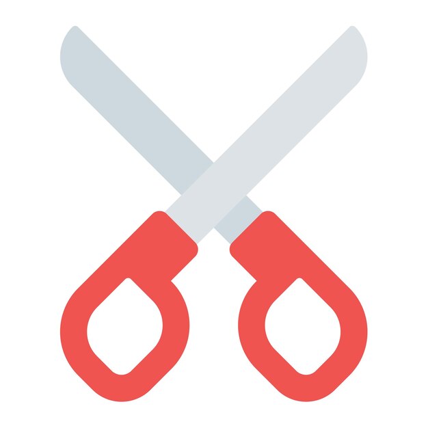 Scissors Flat Illustration