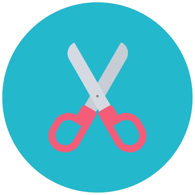 Scissors Flat Illustration