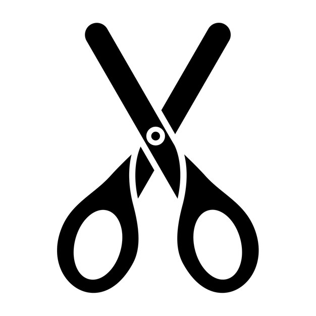 Vector scissors icon