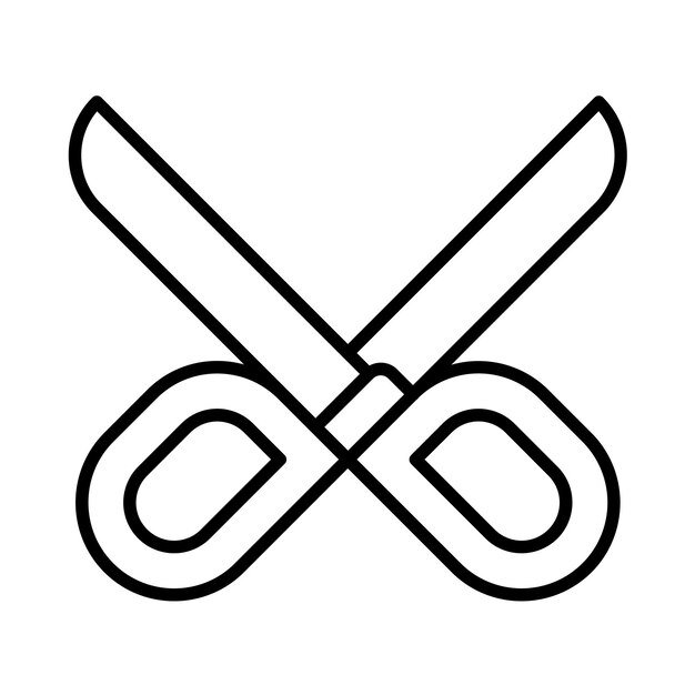 Scissors Line Illustration