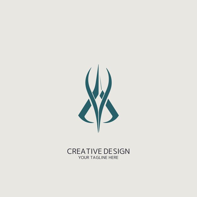 Scissors logo vector