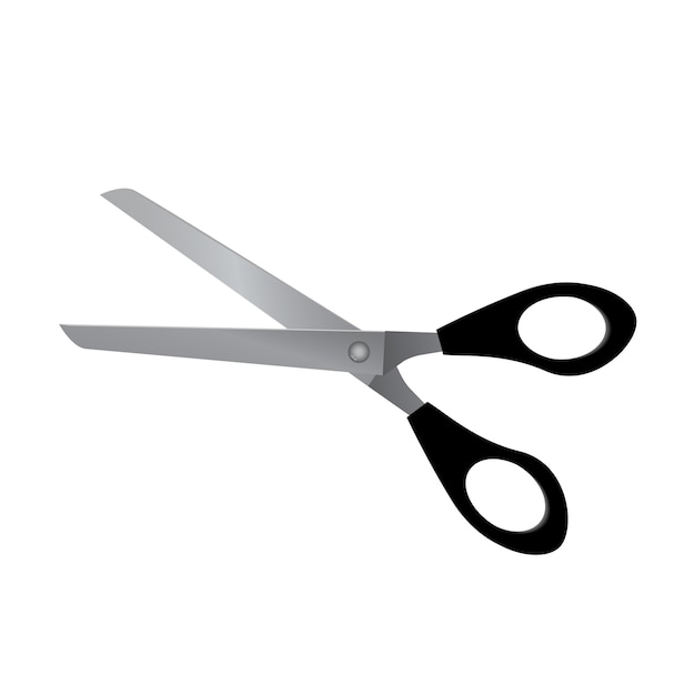 Scissors realistic vector