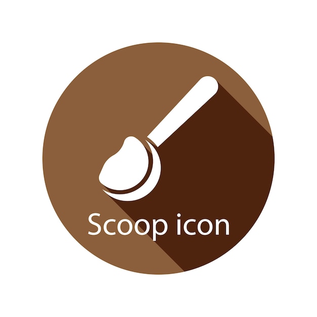 Scoop icon vector