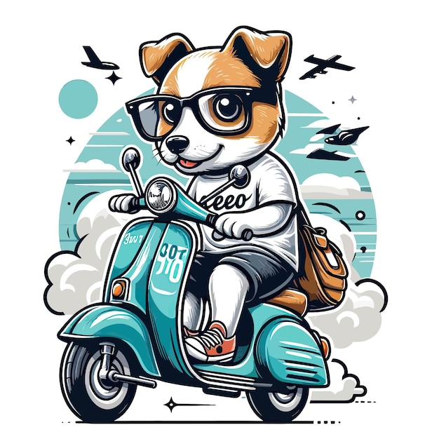 Scooter dog