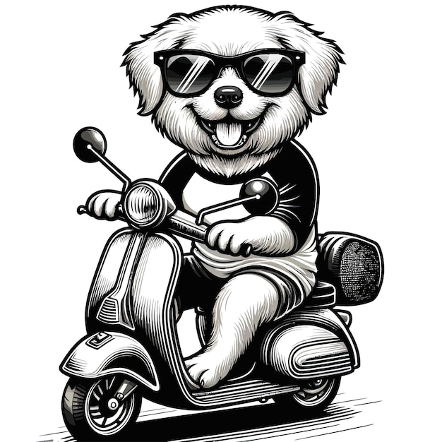 Scooter dog