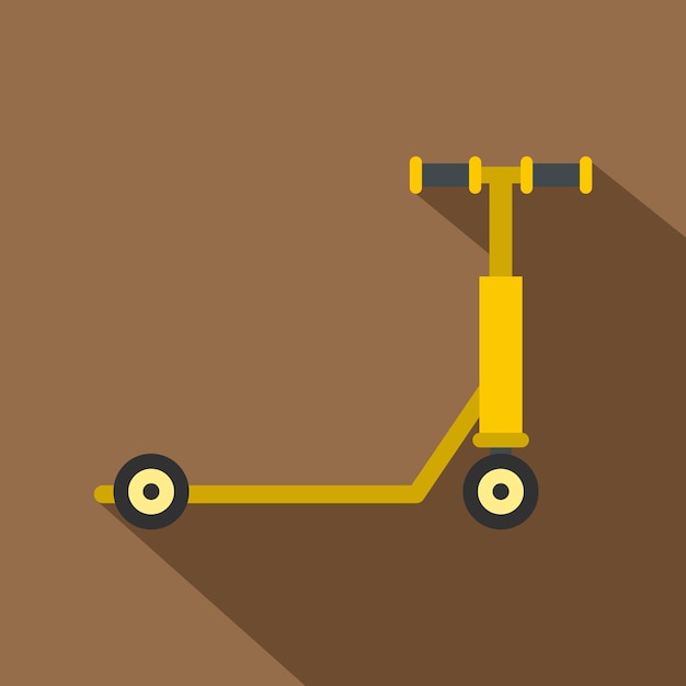 Vector scooter icon flat illustration of scooter vector icon for web