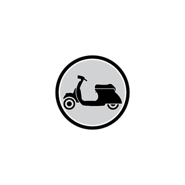 Scooter icon vector illustration design template