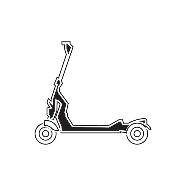 scooter icon vector