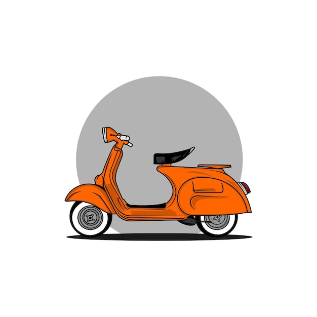 Scooter illustratie