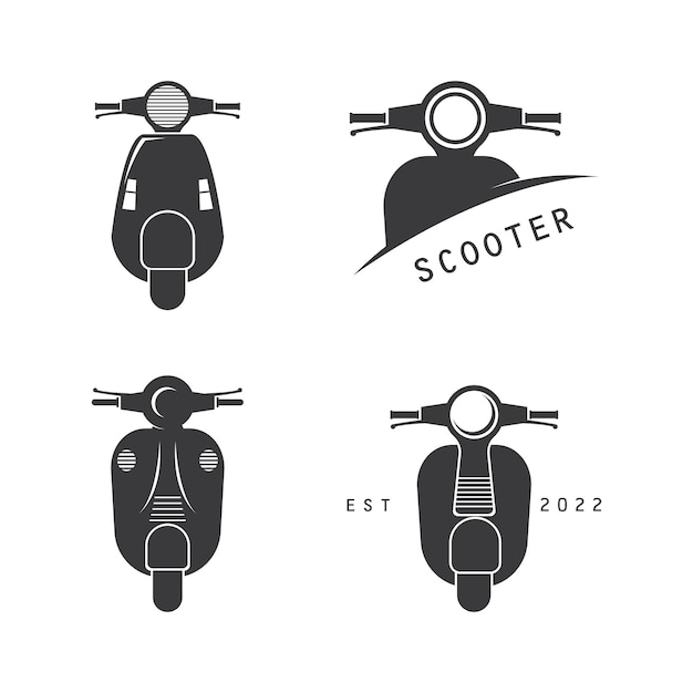 Vector scooter logo vector