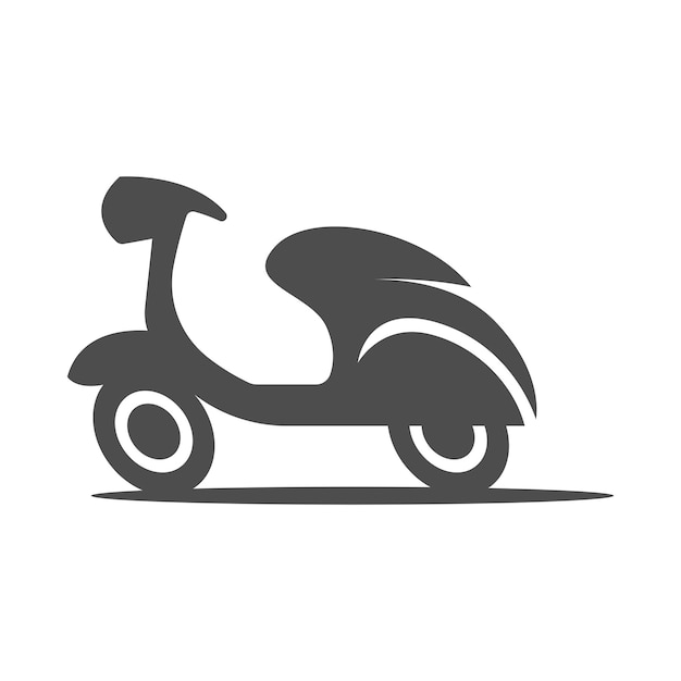 Scooter pictogram logo ontwerp