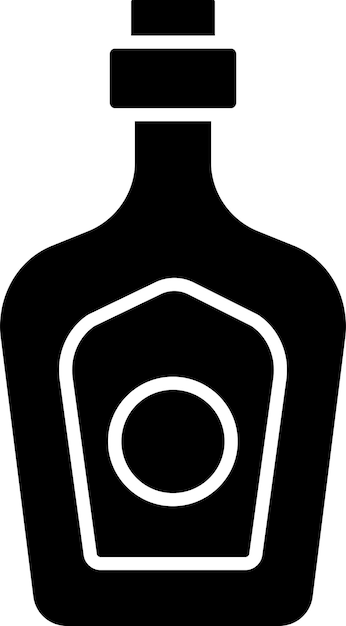 스쿠터 고체 글리프 터 일러스트레이션