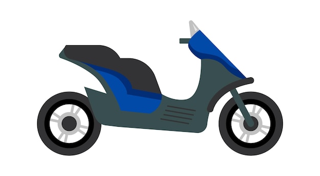 Vector scooter transport icon vector illustration