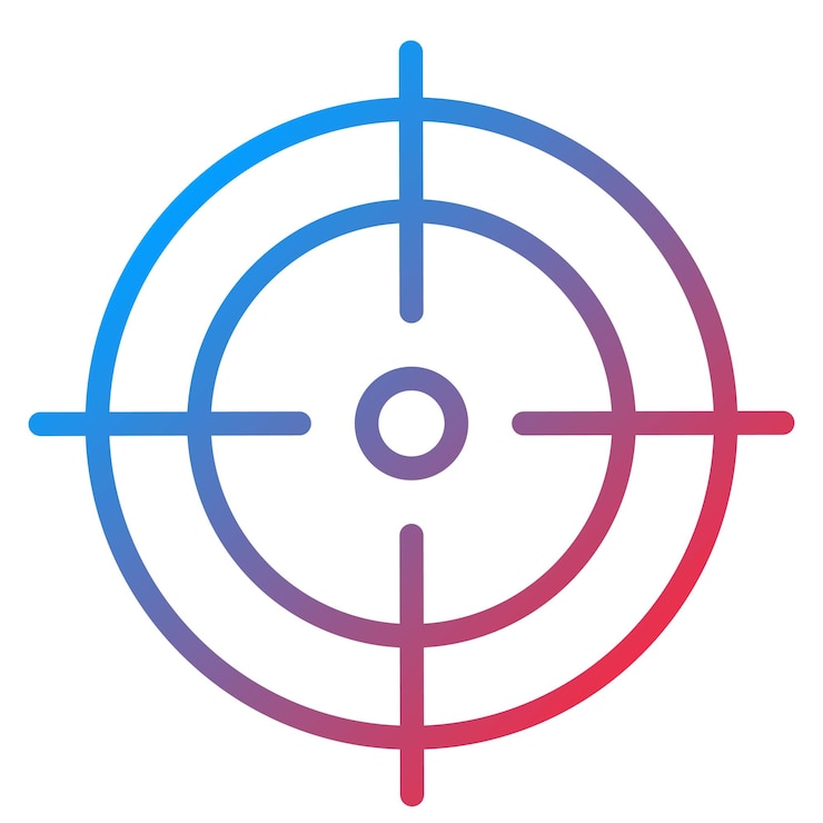 Vector scope icon vector image can be used for archery