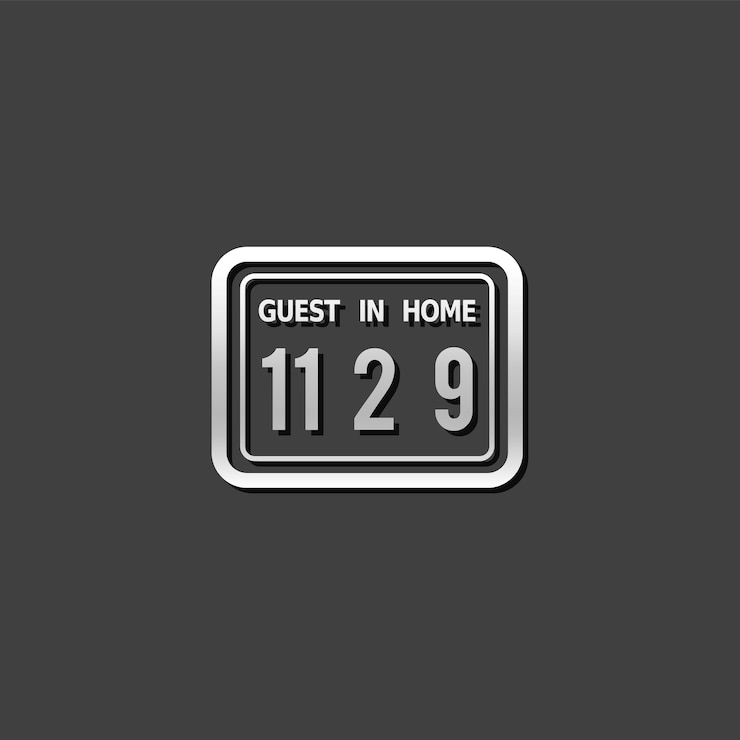 Vector score board icon in metallic grey color style sport technology