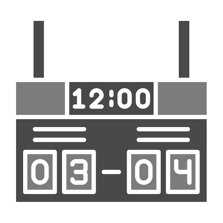 Vector score board icon