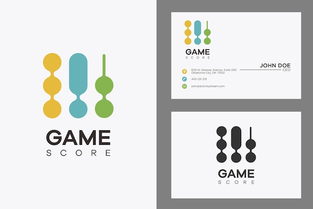 Score-logo eenvoudig en elegant