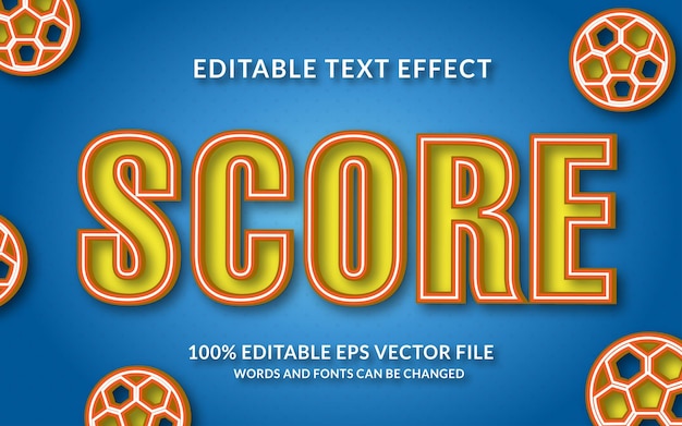 Score Text Effect