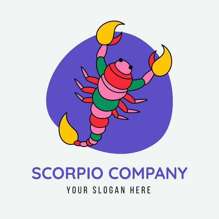 वेक्टर scorpio logo template