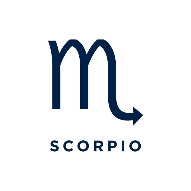 Scorpio sterrenbeeld vector icoon illustratie