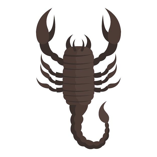 Vector scorpion icon cartoon illustration of scorpion vector icon for web