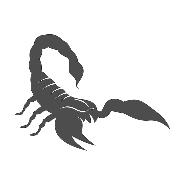 Иллюстрация дизайна логотипа скорпиона