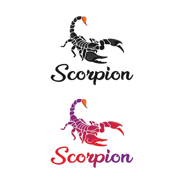 Vettore logo dello scorpione