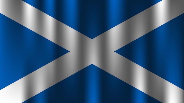 scotland flag with 3d effect shadow wallpaper hd