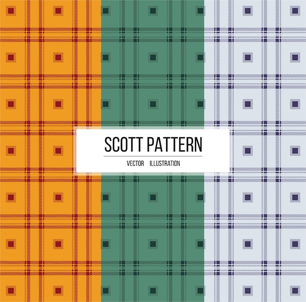 Scott fabric pattern texture