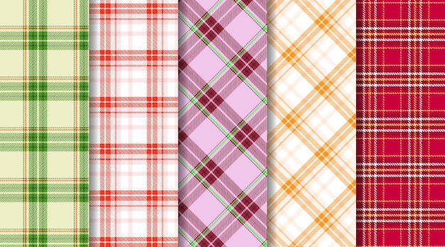 Scottish tartan check plaid seamless pattern