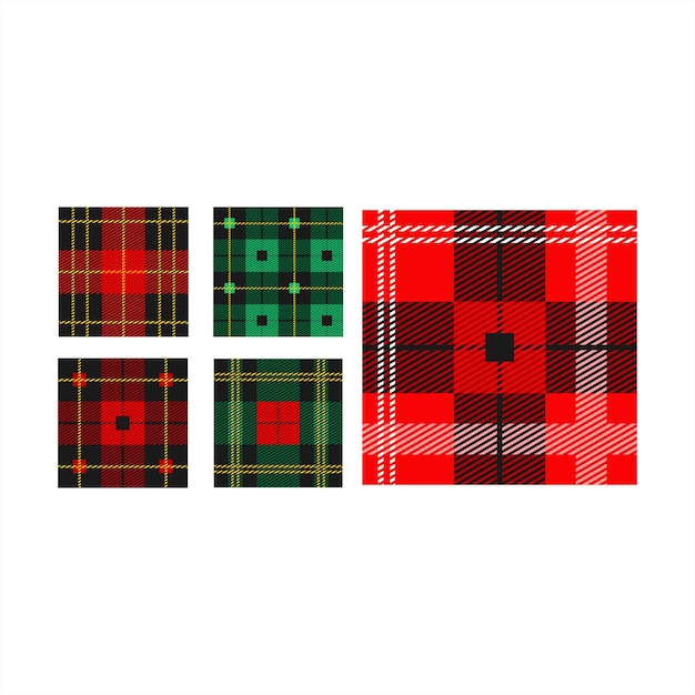 Векторный дизайн Scottish Tartan Pattern Frame