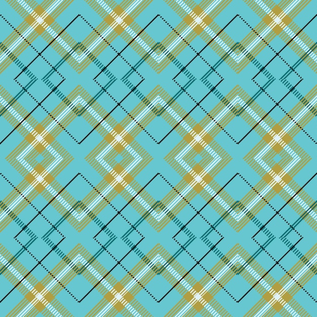 Scottish tartan plaid repeated vector seamless pattern for the background