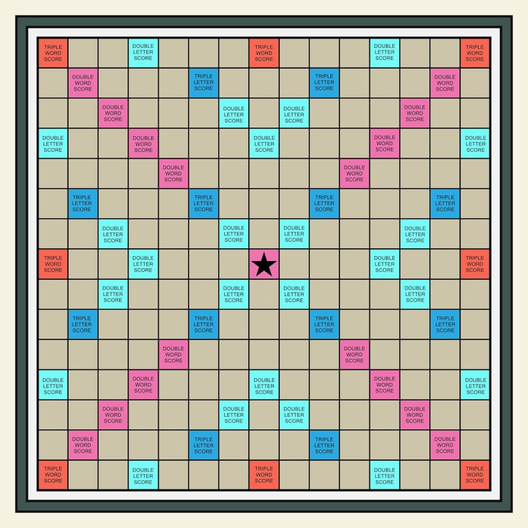 Vector scrabble game