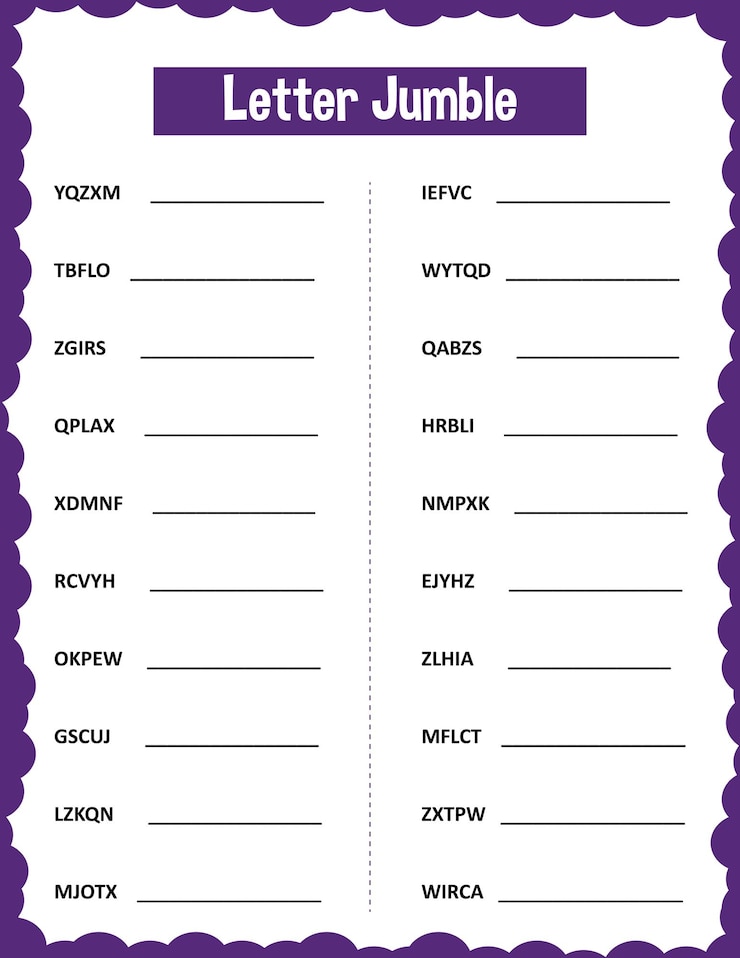 Vector scramble letters (verwarde brieven)