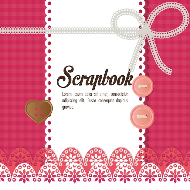 Concetto di scrapbook