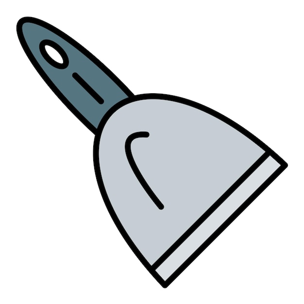 Scraper Tool Flat Illustration