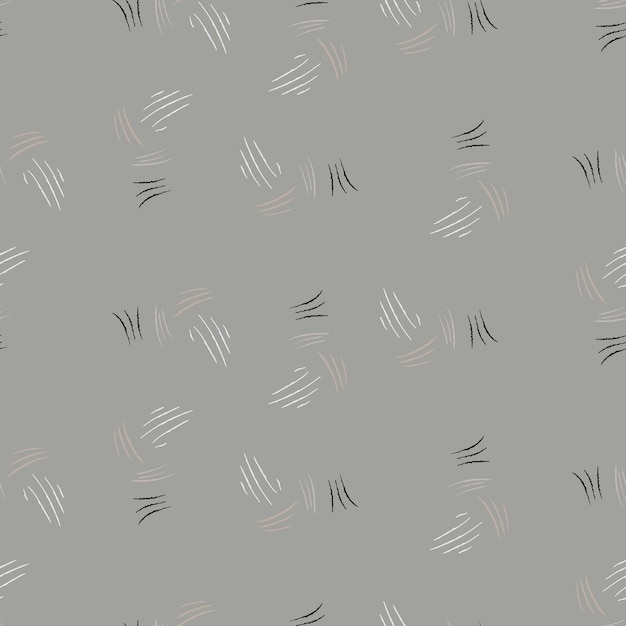 シームレスパターンを傷つけます。グランジテクスチャ。古いデザイン。布、包装紙、壁紙、ティッシュの落書きスタイルで繰り返されるテクスチャ。ベクトルイラスト。