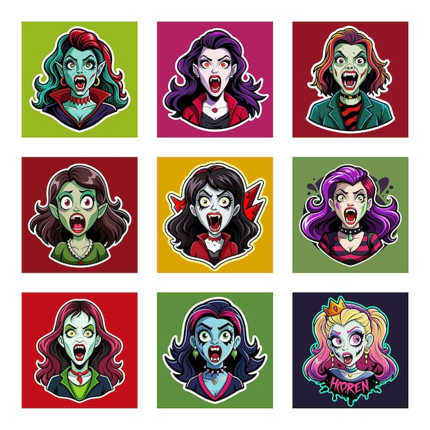 Scream Queen Vibes Attitude Horror Girl Sticker for tshirt