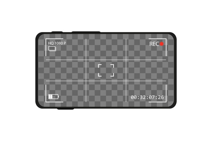 Vector screen photo smartphone app ui flat design vector illustration