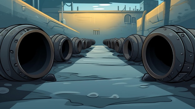 Vector a screenshot of a scene from the game