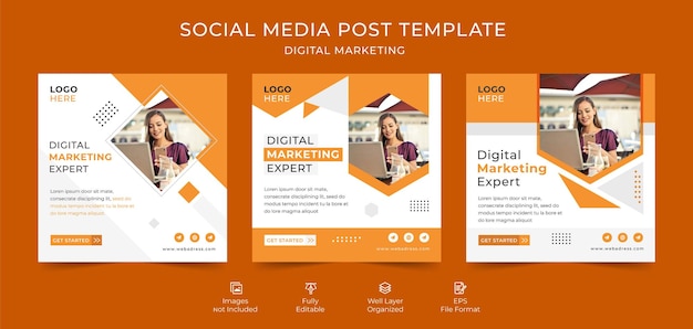 a screenshot of a social media post template