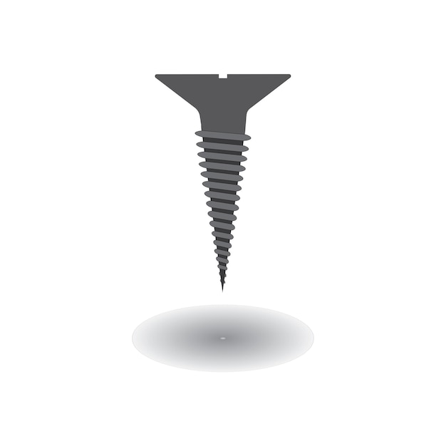 Screw logo vector