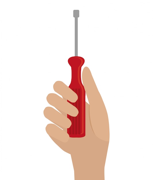 screwdriver construction tool device icon