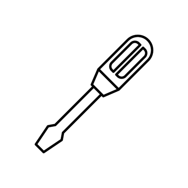 Screwdriver icon design illustration design