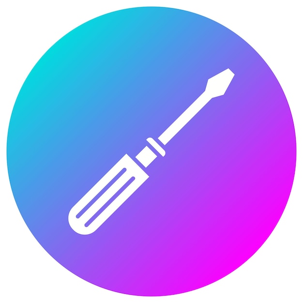 Vector screwdriver vector icon can be used for business startup iconset